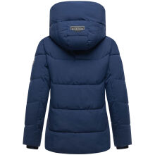 Marikoo Kuscheltatze Damen Winter Steppjacke Navy-Gr&ouml;&szlig;e M - Gr. 38