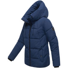 Marikoo Kuscheltatze Damen Winter Steppjacke Navy-Gr&ouml;&szlig;e XXL - Gr. 44