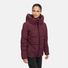 Marikoo Kuscheltatze Damen Winter Steppjacke Wine-Größe XS - Gr. 34
