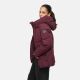 Marikoo Kuscheltatze Damen Winter Steppjacke Wine-Größe XS - Gr. 34