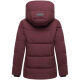 Marikoo Kuscheltatze Damen Winter Steppjacke Wine-Größe XS - Gr. 34