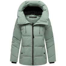 Marikoo Kuscheltatze Damen Winter Steppjacke Smokey Mint-Gr&ouml;&szlig;e S - Gr. 36