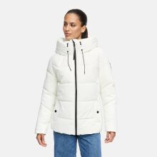 Marikoo Kuscheltatze Damen Winter Steppjacke Offwhite -Größe XS - Gr. 34