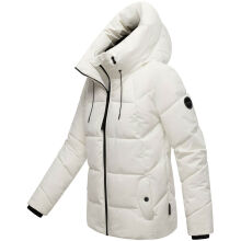 Marikoo Kuscheltatze Damen Winter Steppjacke Offwhite -Größe XS - Gr. 34