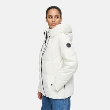 Marikoo Kuscheltatze Damen Winter Steppjacke Offwhite -Gr&ouml;&szlig;e L - Gr. 40