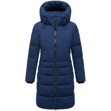 Navahoo Mondnebel Damen Winter Steppmantel Navy Gr&ouml;&szlig;e M - Gr. 38