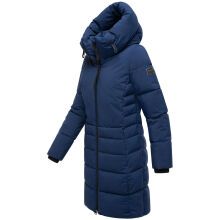 Navahoo Mondnebel Damen Winter Steppmantel Navy Gr&ouml;&szlig;e M - Gr. 38
