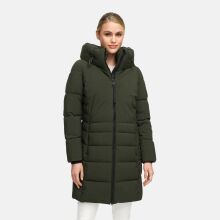 Navahoo Mondnebel Damen Winter Steppmantel Dark Olive Größe XS - Gr. 36