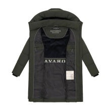 Navahoo Mondnebel Damen Winter Steppmantel Dark Olive Größe XS - Gr. 36