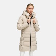 Navahoo Mondnebel Damen Winter Steppmantel Light Taupe Größe XS - Gr. 36