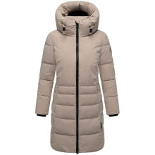 Navahoo Mondnebel Damen Winter Steppmantel Light Taupe Größe XS - Gr. 36