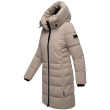Navahoo Mondnebel Damen Winter Steppmantel Light Taupe Gr&ouml;&szlig;e XXL - Gr. 44