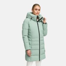Navahoo Mondnebel Damen Winter Steppmantel Smokey MInt Gr&ouml;&szlig;e XL - Gr. 42