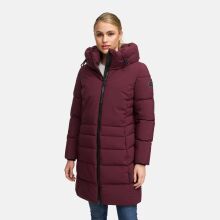 Navahoo Mondnebel Damen Winter Steppmantel Wine Größe XS - Gr. 36