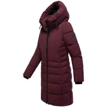 Navahoo Mondnebel Damen Winter Steppmantel Wine Größe XS - Gr. 36