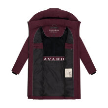 Navahoo Mondnebel Damen Winter Steppmantel Wine Größe XS - Gr. 36