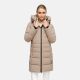 Navahoo Mondnebel Damen Winter Steppmantel Taupe Grey Größe S - Gr. 36