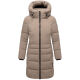 Navahoo Mondnebel Damen Winter Steppmantel Taupe Grey Größe S - Gr. 36