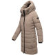 Navahoo Mondnebel Damen Winter Steppmantel Taupe Grey Größe S - Gr. 36