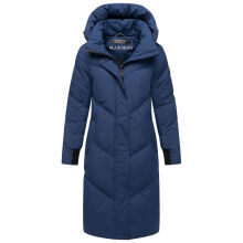 Marikoo Teonaa Damen Winter Steppmantel Navy Gr&ouml;&szlig;e L - Gr. 40