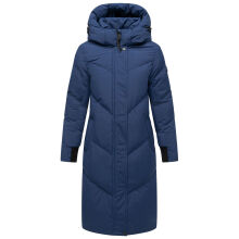 Marikoo Teonaa Damen Winter Steppmantel Navy Gr&ouml;&szlig;e L - Gr. 40
