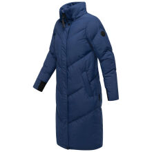 Marikoo Teonaa Damen Winter Steppmantel Navy Gr&ouml;&szlig;e L - Gr. 40