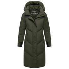 Marikoo Teonaa Damen Winter Steppmantel Olive Größe S - Gr. 36