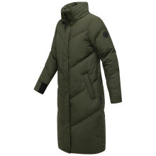 Marikoo Teonaa Damen Winter Steppmantel Olive Größe S - Gr. 36