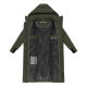 Marikoo Teonaa Damen Winter Steppmantel Olive Größe S - Gr. 36