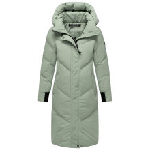 Marikoo Teonaa Damen Winter Steppmantel Smokey Mint Gr&ouml;&szlig;e M - Gr. 38