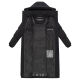 Marikoo Tikoraa Damen Winter Steppmantel Schwarz-Größe M - Gr. 38
