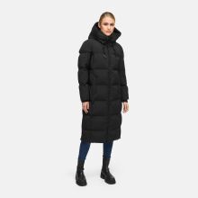 Marikoo Tikoraa Damen Winter Steppmantel Schwarz-Größe XXXXL - Gr. 48