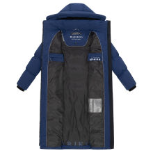 Marikoo Tikoraa Damen Winter Steppmantel Navy-Gr&ouml;&szlig;e L - Gr. 40