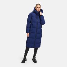 Marikoo Tikoraa Damen Winter Steppmantel Navy-Gr&ouml;&szlig;e L - Gr. 40