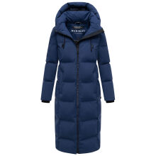Marikoo Tikoraa Damen Winter Steppmantel Navy-Gr&ouml;&szlig;e L - Gr. 40