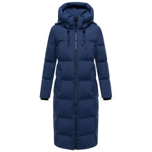 Marikoo Tikoraa Damen Winter Steppmantel Navy-Gr&ouml;&szlig;e L - Gr. 40