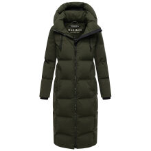Marikoo Tikoraa Damen Winter Steppmantel Dark Olive-Größe XS - Gr. 34