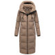 Marikoo Tikoraa Damen Winter Steppmantel Taupe Grey-Größe XS - Gr. 34