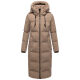 Marikoo Tikoraa Damen Winter Steppmantel Taupe Grey-Größe XS - Gr. 34