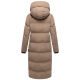 Marikoo Tikoraa Damen Winter Steppmantel Taupe Grey-Größe XS - Gr. 34