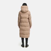 Marikoo Tikoraa Damen Winter Steppmantel Taupe Grey-Gr&ouml;&szlig;e XXXXL - Gr. 48
