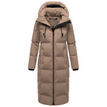 Marikoo Tikoraa Damen Winter Steppmantel Taupe Grey-Gr&ouml;&szlig;e XXXXL - Gr. 48