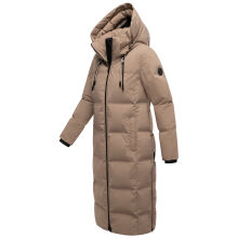 Marikoo Tikoraa Damen Winter Steppmantel Taupe Grey-Gr&ouml;&szlig;e XXXXL - Gr. 48