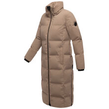 Marikoo Tikoraa Damen Winter Steppmantel Taupe Grey-Gr&ouml;&szlig;e XXXXL - Gr. 48