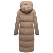 Marikoo Tikoraa Damen Winter Steppmantel Taupe Grey-Gr&ouml;&szlig;e XXXXL - Gr. 48