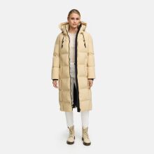 Marikoo Tikoraa Damen Winter Steppmantel Beige-Größe XS - Gr. 34