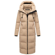 Marikoo Tikoraa Damen Winter Steppmantel Beige-Größe XS - Gr. 34