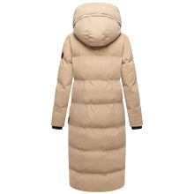 Marikoo Tikoraa Damen Winter Steppmantel Beige-Größe XS - Gr. 34