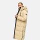 Marikoo Tikoraa Damen Winter Steppmantel Beige-Größe XS - Gr. 34