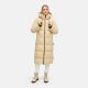 Marikoo Tikoraa Damen Winter Steppmantel Beige-Größe XS - Gr. 34